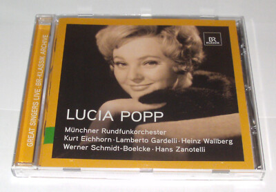 CD LUCIA POPP GREAT SINGERS LIVE Eichhorn Gardelli Wallberg ZANOTELLI BR KLASSIK