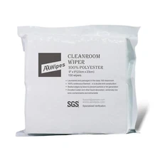 AAWipes Cleanroom Cloth Wipes 9"x9" (Bag of 150 Pcs) Double Knit 10... Fast Ship