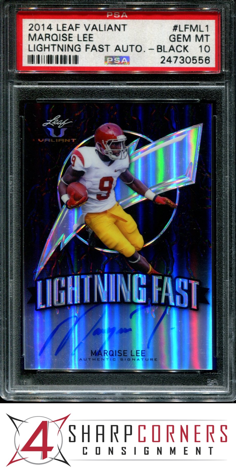 Marqise Lee Leaf Valiant Lightning Fast Autograph #LFML1 Black