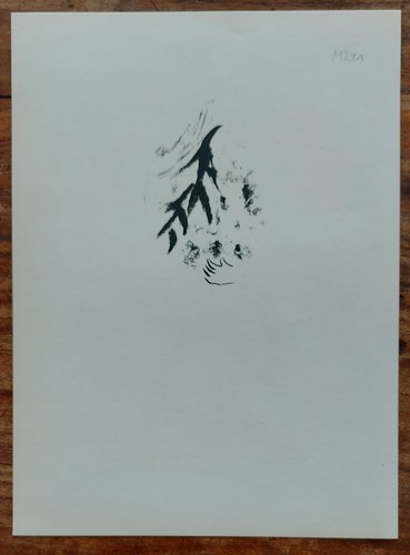 Marc CHAGALL (1887-1985) ORIGINAL Lithographie 241 HAGAR IN DER WÜSTE Expertise - Bild 9 von 9