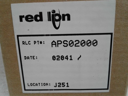 RED LION CONTROLS APS02000 Power Supply - New in Box
