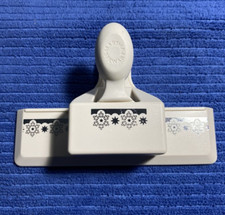 Martha Stewart Edge Paper Punch Embossed Snowflake Christmas Holidays Winter