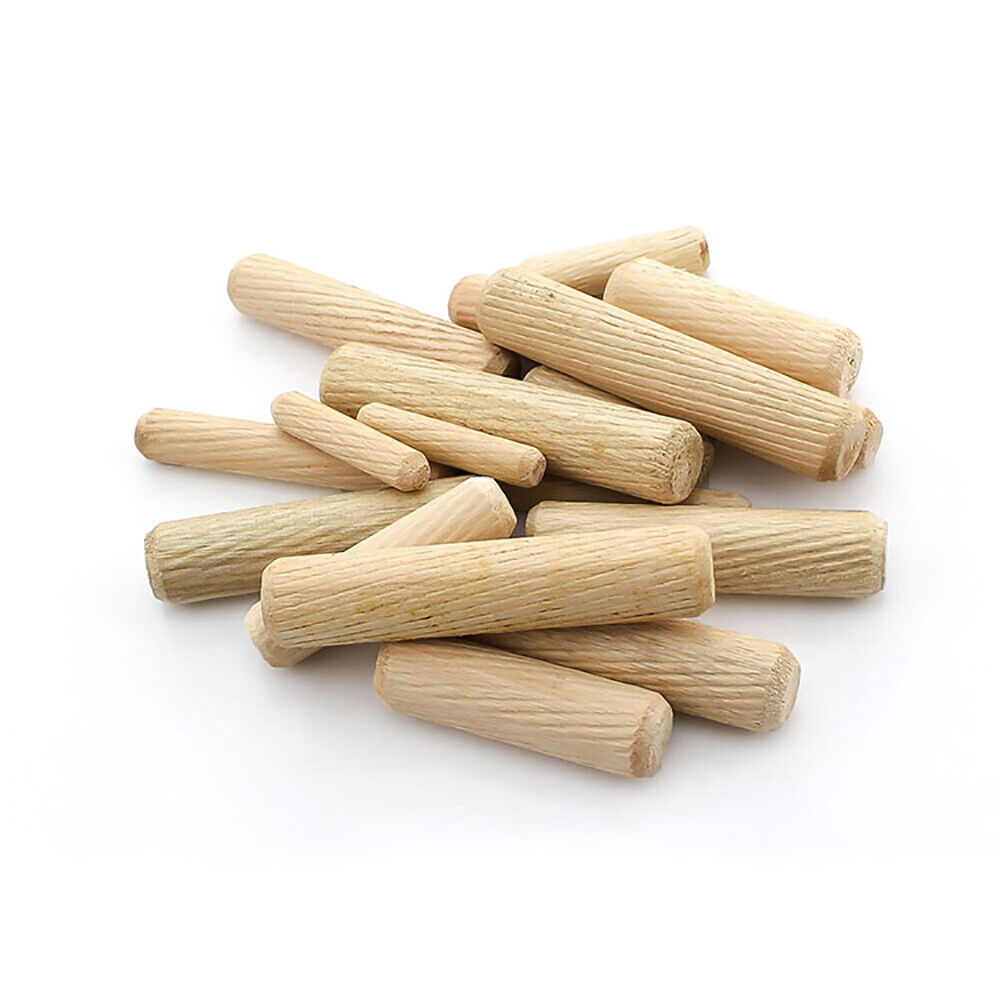 Kinsinder 650 Stück Holzdübel Set, Dübel Holz, Holzdübel 6mm 8mm 10mm,  Holzstifte Dübel Set, Riffeldübel Buche Holz Dübel für Möbel Professionelle  Tischler DIY und Bastelprojekte : : Baumarkt