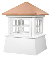 Good Directions 2122hv Huntington Pvc Vinyl Cupola With Copper Roof, 22 Square on sale Good Directions 2122hv Huntington Pvc Vinyl Cupola With Copper Roof, 22 Square on sale