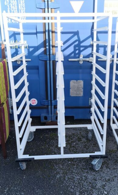 Mobile Heavy Duty Commercial Powder Coated 20x Tray Rack Beaver Systeme Mobile Heavy Duty Commercial Powder Coated 20x Tray Rack Beaver Systeme