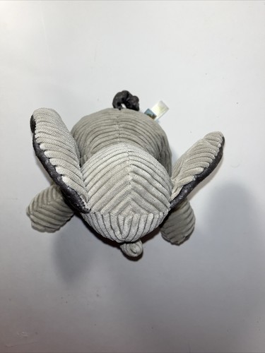 Bunnies By The Bay Elephant Plush Corduroy Ribbed Stuffed Animal 8" Gray EUC - Picture 5 of 9