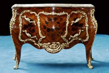 D-Sam-61 Franc. Cassettiera Credenza Armadio IN Luigi Quinze Stile Barocco