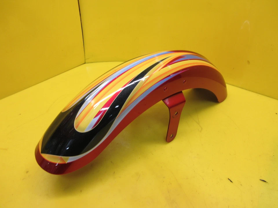 2008 08 Victoria Vegas Arlen Ness Jackpot Signature guardabarros de rueda delantera Foto 2 de 4