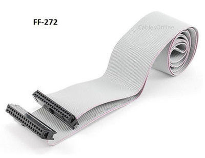 6ft 34-Pin IDC Female to Female Flat Ribbon Cable,  CablesOnline FF-272