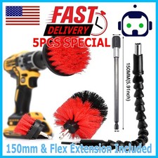 Drill Brush Set Power Scrubber Drill Attachments For Carpet Tile Grout Cleaning