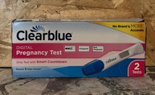 Clearblue Digital Pregnancy Test With Smart Countdown Results in Words 2 Count.