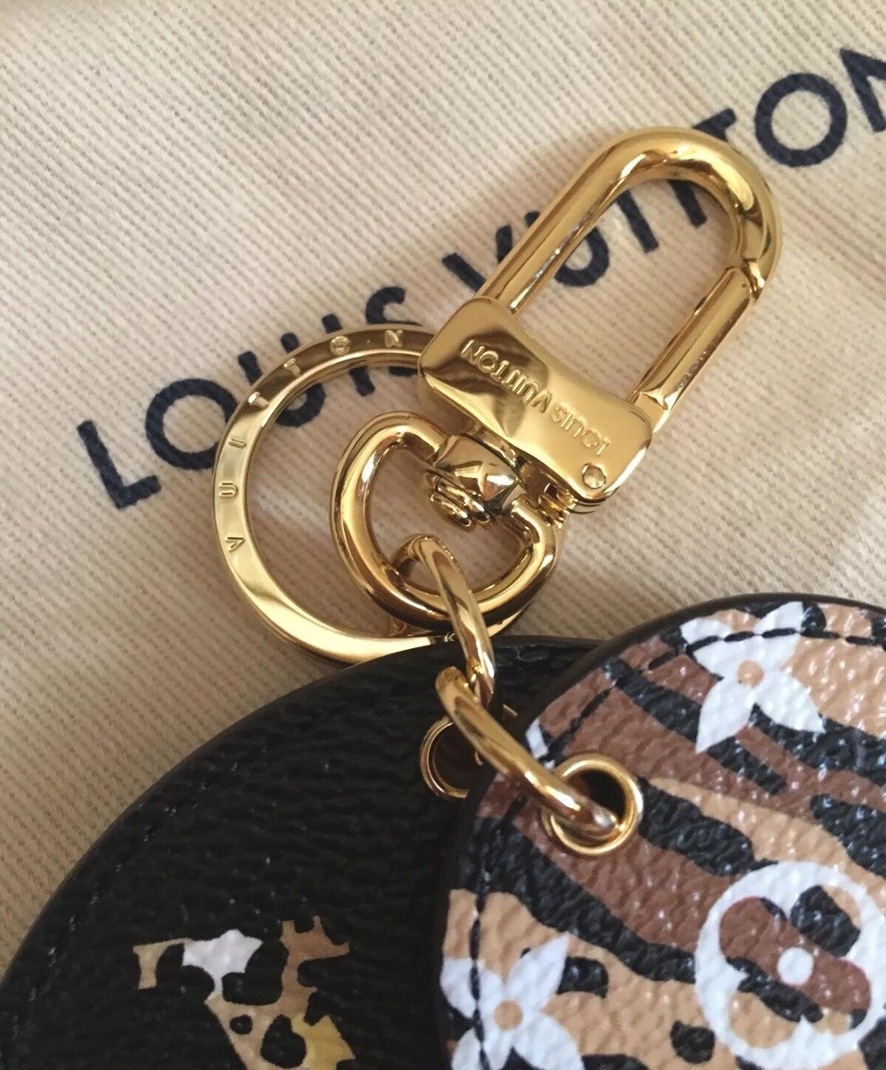 Louis Vuitton Giant Monogram Jungle Black Noir Bag Charm Key