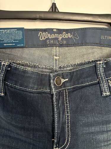 NWT Wrangler Shiloh Ultimate Riding Jean Dark Wash Straight Leg Jeans 9 30x38 - Picture 10 of 14