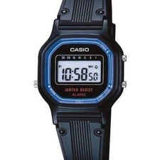 Casio Classic LA11WB-1WCB Black Band Digital Display Resin Women's Wrist Watch