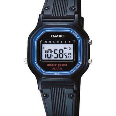 Casio Classic LA11WB-1WCB Black Band Digital Display Resin Women's Wrist Watch