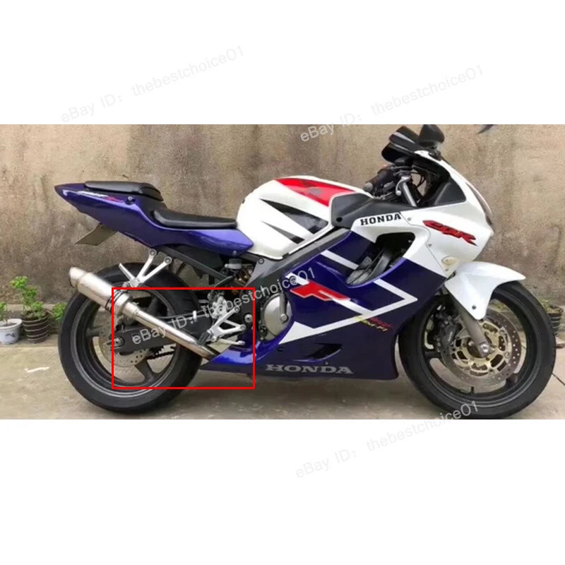 Tubo de escape de enlace medio deslizable 51 mm acero inoxidable para Honda CBR600F4i 2001-2007 Foto 2 de 4