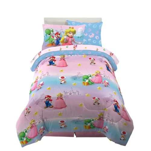 Mario comforter online set twin