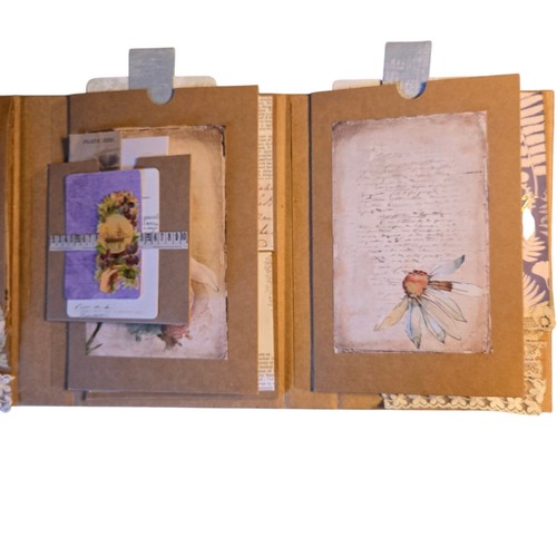 Handmade Interactive Junk Journal Pockets Fold-out Pages for Photos Writing Art - Picture 3 of 22