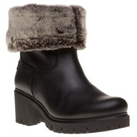Womens Panama Jack Black Piola Leather Boots Ankle Pull On Womens Panama Jack Black Piola Leather Boots Ankle Pull On