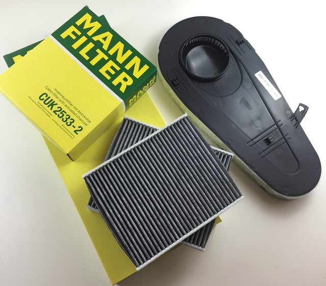 Mannfilter Air Filters + 2 x Activated Carbon (Set) BMW 5ER F07 F10 F11 7ER Etc eBay