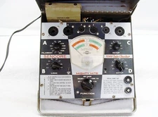 USED SENCORE MIGHTY MITE PORTABLE TUBE CHECKER # TC109 In Working Condition