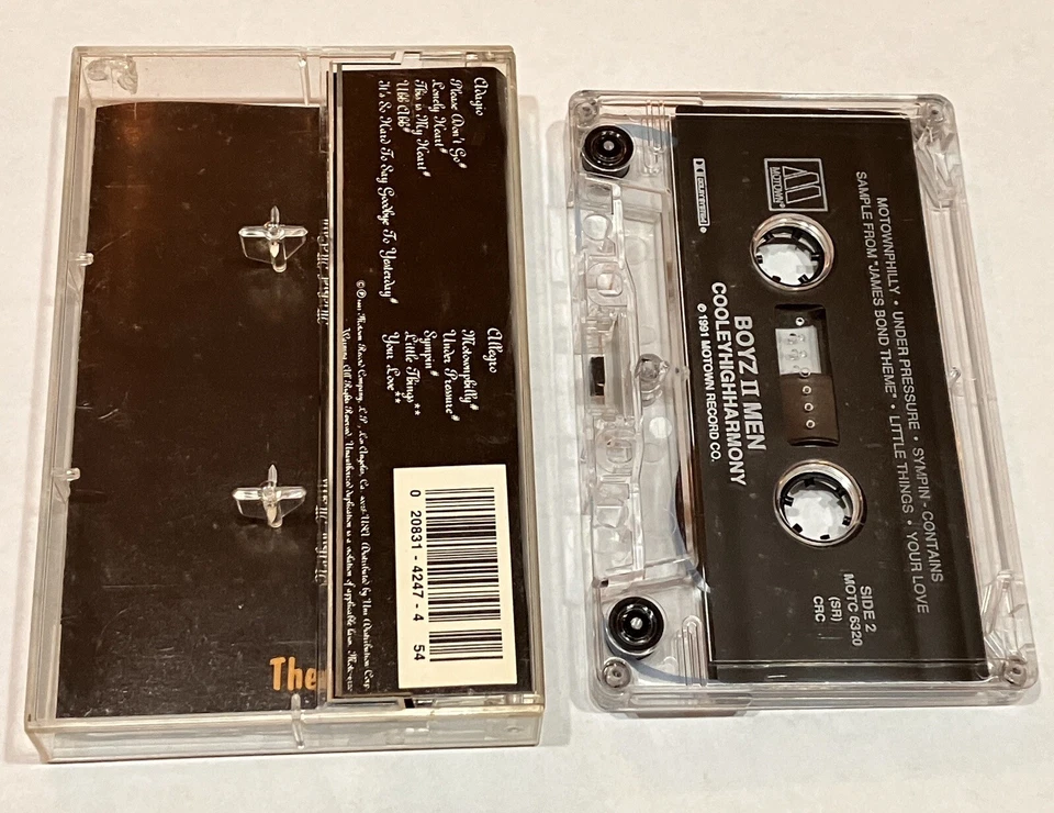 BOYZ II мужчин - Cooley высоты гармонии альбом 1991 винтажная кассета, подержанный - Изображение 4 из 4
