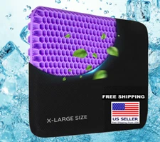 Cooling Gel Seat Cushion for Office Chair, Wheelchair, Car Seat - Extra Large