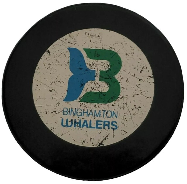 BINGHAMTON WHALERS AHL OFFICIAL HOCKEY PUCK INGLASCO MFG. MADE IN