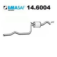 Silenziatore Centrale Ford Fiesta III 1.3 Kat Imasaf FüR 1493198