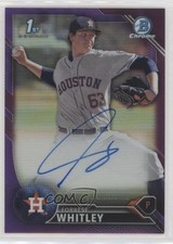 2016 Bowman Draft Chrome Pick Purple Refractor 209/250 Forrest Whitley Auto 2a9