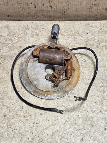 Antique 1926 Johnson A-25 2HP Outboard Boat Motor Magneto Plate Assembly