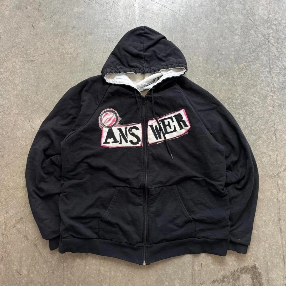 Vintage Thermal Lined Answer Zip Up Hoodie Size XL Skate Snowboard
Opens in a new window or tab