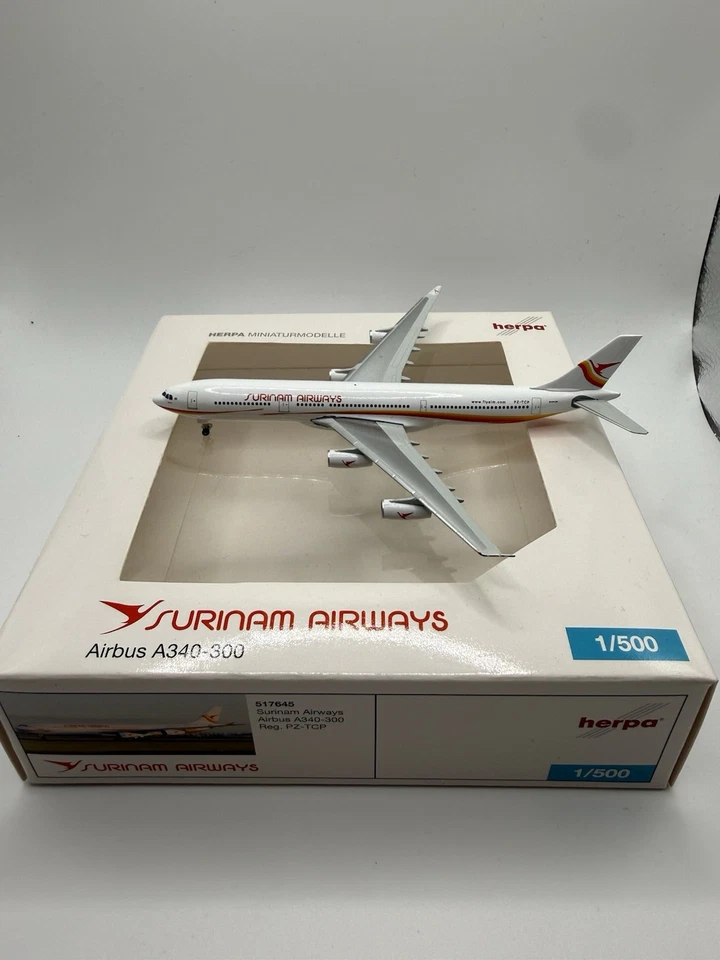 Herpa Wings 1:500 Surinam Airways A340-300 - Immagine 2 di 4