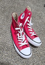 Converse Chuck Taylor All Star High Top Lace-Up Sneaker Red/White US 7