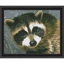 PixelHobby Cute Raccoon Kit  Frame Mosaic Art Kit