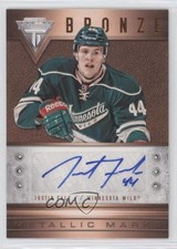 2012-13 Panini Rookie Anthology Titanium Metallic Marks Justin Falk #36 Auto 2d8