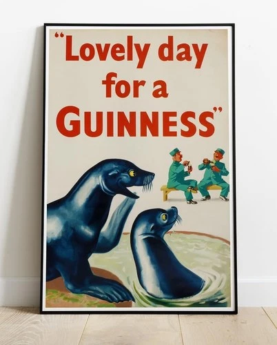 Vintage Guinness Advertisement Similar Tin Metal Signs Home Décor 8x12