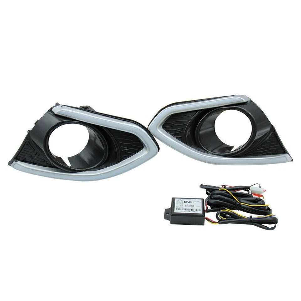 For Chevrolet Spark 2013-2015 Drl Daytime Running Driving Led Light Dual Color - Image 2 of 4