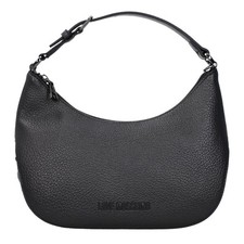 Love Moschino Borse a Spalla Donna Poliuretano Grigio/Argento Scuro