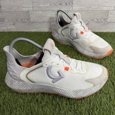 G/Fore MG4X2 Golf Shoes White Gray Orange Men's Size 9.5 G4MS22EF40
