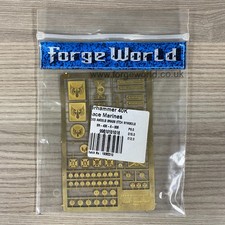 FORGE WORLD BLOOD ANGELS BRASS ETCH SYMBOLS WARHAMMER 40K SPACE MARINES