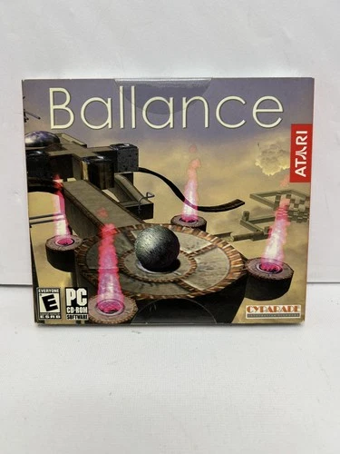 Atari Ballance Puzzle Maze Strategy Game Windows PC 2006 FACTORY SEALED