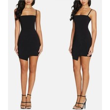 Nookie Billie Asymmetrical Mini Dress Black Size L