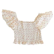 Rylee + Cru Womens Zayla Top Strawberry Fields Large Stylish Comfortable