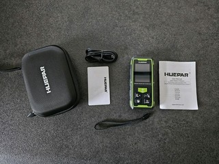 Huepar BLM 60G BT Dual Laser Entfernungsmesser grüner Laser (2×60m) Neuwertig