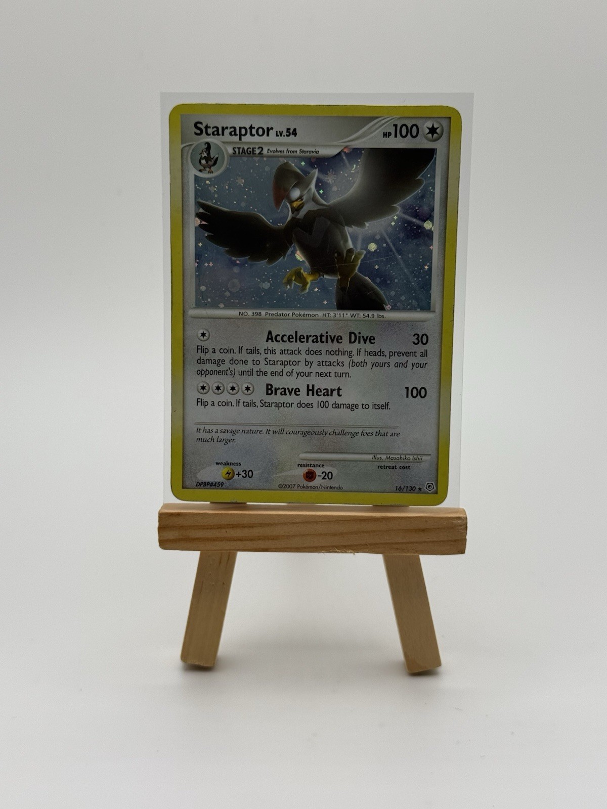 Pokémon TCG 2007 Diamond And Pearl Staraptor Holo 16/130