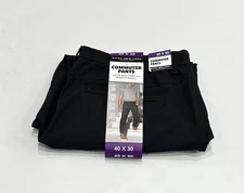 Marc New York Men’s Commuter Pant Slim Fit 4 Way Stretch, Black, Size 40X30