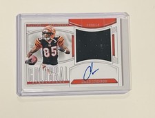 2024 Panini National Treasures Chad Johnson Colossal Signatures Patch Auto /49