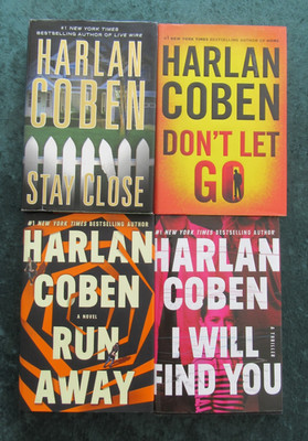 LOT 4 HCDJ STANDALONE NOVELS BY HARLAN COBEN: STAY CLOSE; DONT LET GO; RUN AWAY+