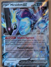 Miraidon ex XXL Jumbo Karte SVIde Pokémon Karte Trading Card Deutsch